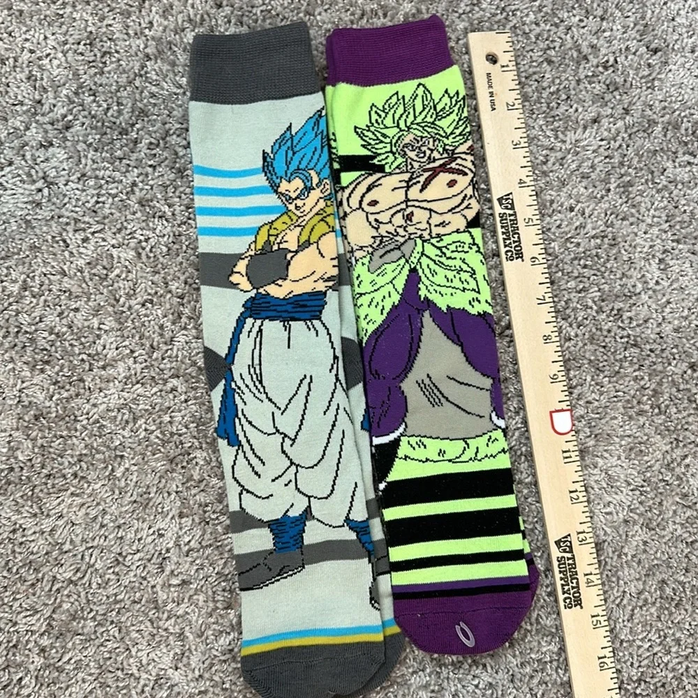 Dragon Ball Z Character Vegeta Super Seiyan Blue Anime  Goku Socks NWOT 2018